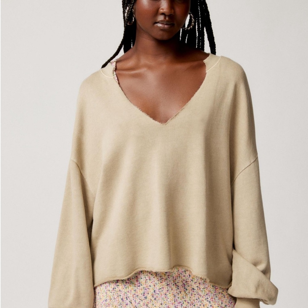 Urban Outfitters Out From Under Pullover Notch Neck Sweatshirt